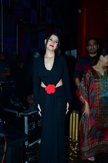 Isha Malviya  snapped at ‘Hauli Hauli’ song launch from Khel Khel Mein