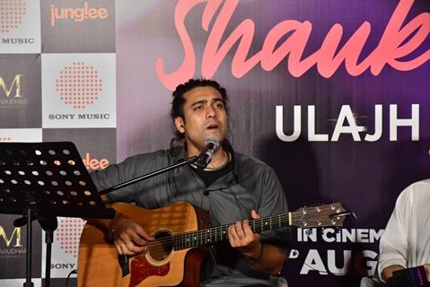 Jubin Nautiyal snapped at the Shaukan song launch from Ulajh