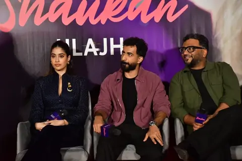 Janhvi Kapoor, Jubin Nautiyal and others snapped at the Shaukan song launch from Ulajh 