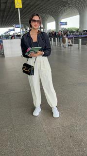 Nikita Dutta snapped at the airport