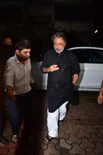 Sanjay Leela Bhansali  snapped at Farah Khan's Residence