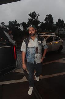 Rohit Sharma  snapped at the airport