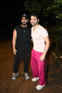 Arjun Kapoor and Varun Dhawan snapped in Bandra