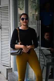 Saiee Manjrekar snapped in the city