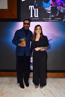 Jackie Shroff and Neelam Kothari snapped promoting their song 'TU'