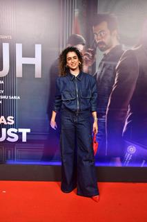 Sanya Malhotra attend the screening of Ulajh