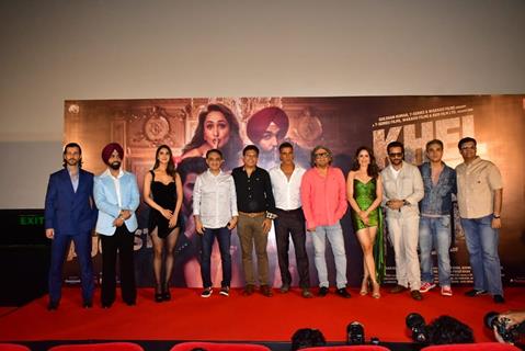 Fardeen Khan, Akshay Kumar, Aditya Seal, Vaani Kapoor, Pragya Jaiswal and Ammy Virk snapped at the trailer launch of Khel Khel Mein