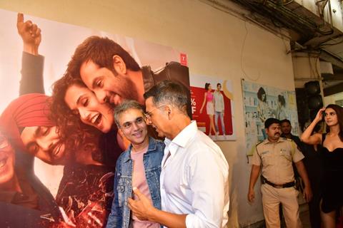 Akshay Kumar snapped at the trailer launch of Khel Khel Mein