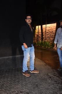 Pratik Gandhi, Saiyami Kher, Divyendu Sharma snapped at Excel Entertainment office for the screening of their film Agni