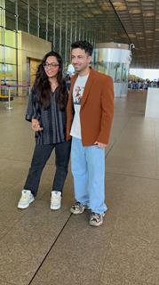 Piyush Bhagat snapped at the airport