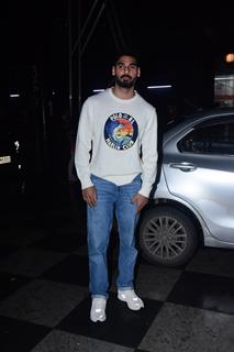 Ahan Shetty  snapped at an event in Mumbai