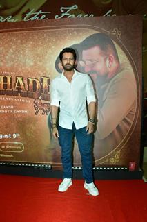 Arjan Bajwa grace the premiere of Ghudchadi