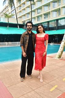 Shraddha Kapoor and Rajkummar Rao snapped promoting their film Stree 2