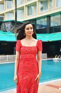 Shraddha Kapoor snapped promoting their film Stree 2