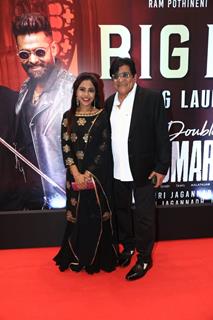 Celebrities snapped at Their song launch of ‘Big Bull’ at Double ISMART in Mumbai.