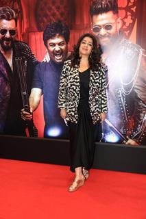 Charmy Kaur snapped at Their song launch of ‘Big Bull’ at Double ISMART in Mumbai.