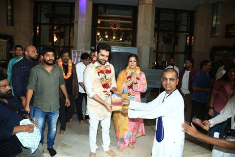 Ram Pothineni snapped at Siddhivinayak Temple