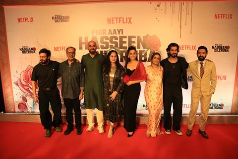 Jimmy Sheirgill, Vikrant Massey, Taapsee Pannu, Sunny Kaushal and Anand L Rai snapped at the screening of Phir Aayi Hasseen Dillruba