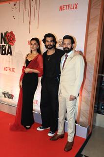 Vikrant Massey, Taapsee Pannu and Sunny Kaushal snapped at the screening of Phir Aayi Hasseen Dillruba