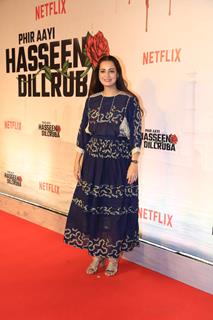 Dia Mirza snapped at the screening of Phir Aayi Hasseen Dillruba