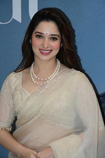 Tamannaah Bhatia snapped at the launch of the new song, 'Zaroorat se zyada' from Vedaa