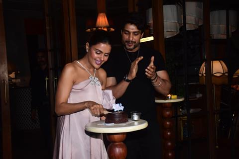 Ankit Gupta and Priyanka Choudhary celebrates her birthday with paparazzi