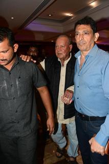  Salim Khan snapped at the trailer launch of Angry Young Men 