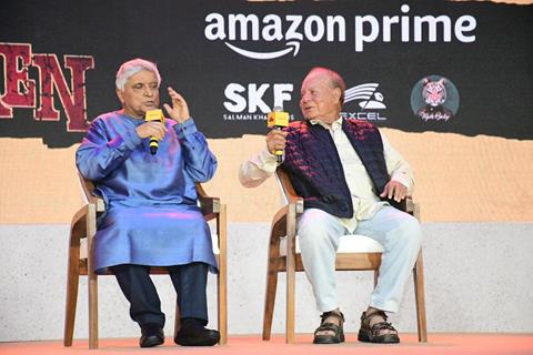  Salim Khan and Javed Akhtar snapped at the trailer launch of Angry Young Men 