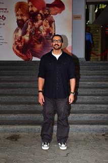 Rohit Shetty snapped at the trailer launch of their upcoming movie Ardaas Sarbat De Bhale Di