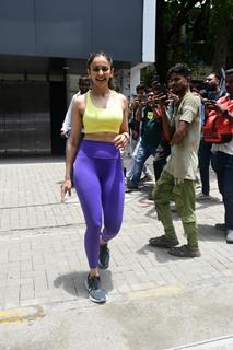 Rakul Preet Singh snapped in the city