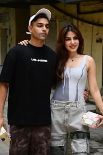 Rhea Chakraborty snapped in the city