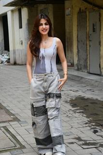 Rhea Chakraborty snapped in the city