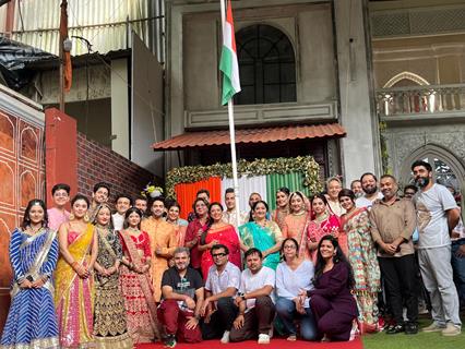 Romit Raj, Rupali Ganguly, Sudhanshu Pandey, Shruti Ulfat, Anita Raaj, Rajan Shahi, Rohit Purohit, Samridhii Shukla, Garvita Sadhwani and Rishabh Jaiswal Celebrates 78th Independence Day