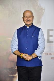 Anupam Kher snapped at the trailer launch of their upcoming film Emergency