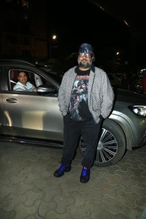 Tushar Hiranandani snapped at the screening of Khel Khel Mein