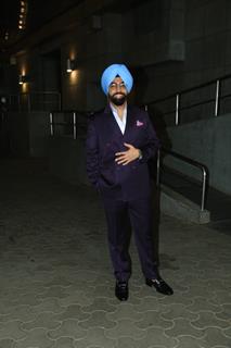 Ammy Virk snapped at the screening of Khel Khel Mein