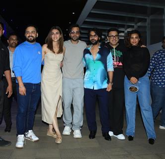 Dinesh Vijan, Rajkummar Rao, Kriti Sanon, Patralekhaa and Abhishek Banerjee grace the success party of Stree 2