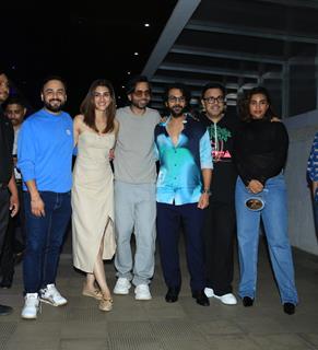 Dinesh Vijan, Rajkummar Rao, Kriti Sanon, Patralekhaa and Abhishek Banerjee grace the success party of Stree 2