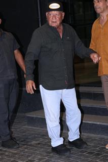 Salim Khan snapped at the special screening of Angry Young Men