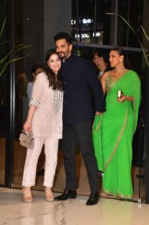 Neha Dhupia, Angad Bedi and Sara Tendulkar grace Eka Lakhani and Ravi Bhagchandka's engagement party