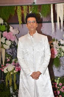 Karan Johar grace Eka Lakhani and Ravi Bhagchandka's engagement party