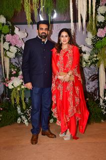 Sagarika Ghatge and Zaheer Khan grace Eka Lakhani and Ravi Bhagchandka's engagement party