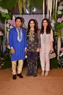 Sachin Tendulkar and Sara Tendulkar grace Eka Lakhani and Ravi Bhagchandka's engagement party