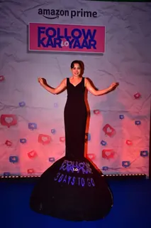 Uorfi Javed snapped promoting her upcoming series 'Follow Kar lo Yaar'