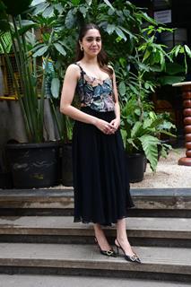 Sharvari Wagh snapped in Bandra.