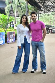 Varun Dhawan and Janhvi Kapoor snapped at Pickleball championship season 2