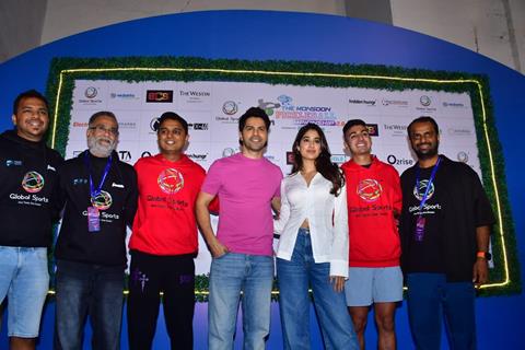 Varun Dhawan and Janhvi Kapoor snapped at Pickleball championship season 2