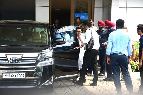 Aamir Khan snapped at the airport