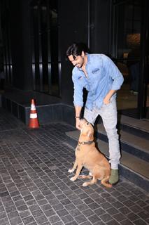 Sidharth Malhotra snapped at the special screening of 'Chashma'