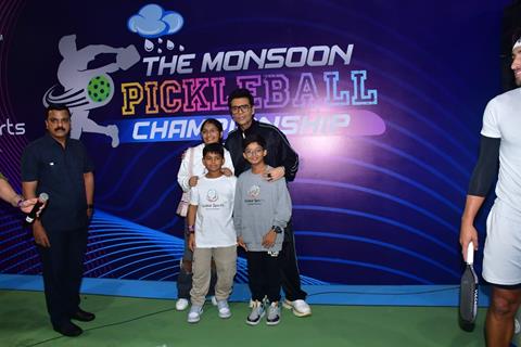 Karan Johar snapped at Monsoon Pickleball Tournament 